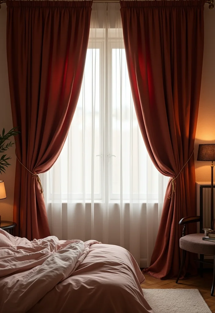 12 Apartment Curtain Ideas for Privacy and Space Efficiency 12 12 Apartment Curtain Ideas for Privacy and Space Efficiency - 2. Blackout Curtains for Total Privacy