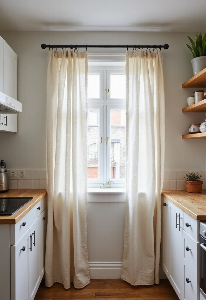 12 Apartment Curtain Ideas for Privacy and Space Efficiency 89 12 Apartment Curtain Ideas for Privacy and Space Efficiency - 9. Utility Curtains for Practical Use
