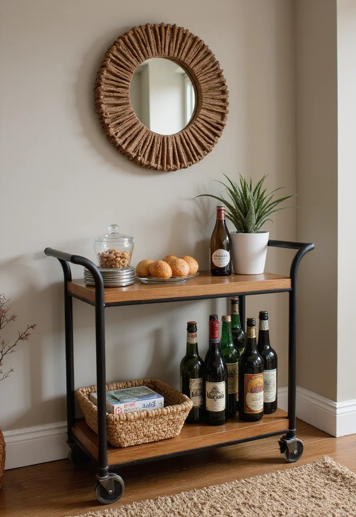 12 Basement Cozy Ideas for Warm Relaxed Comfort - 12. Create a Cozy Bar or Snack Area