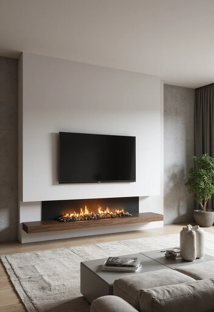 12 Built In Fireplace Ideas for Integrated Modern Living 10. Floating Fireplace Designs