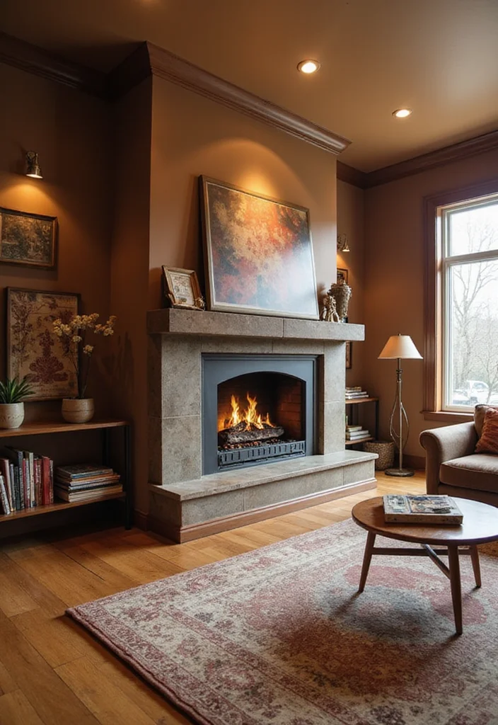 12 Built In Fireplace Ideas for Integrated Modern Living 12. Vintage Style Built Ins