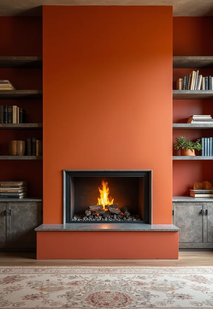 12 Built In Fireplace Ideas for Integrated Modern Living 9. Statement Wall Fireplaces