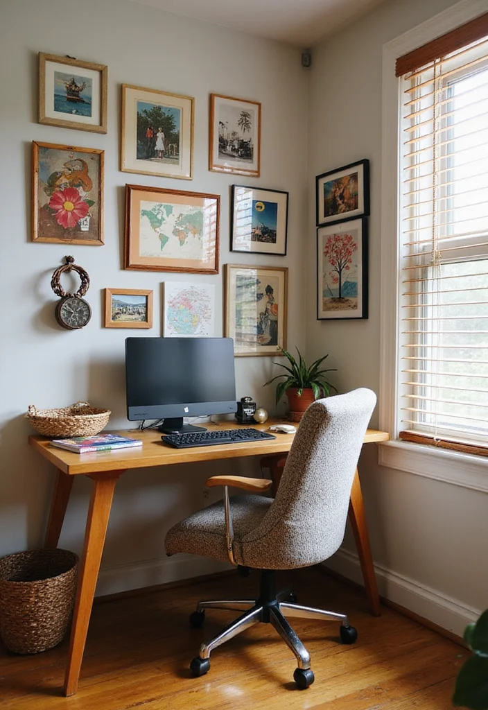 12 Colorful Office Ideas for Energetic Inspiring Decor - 12. Personal Touches