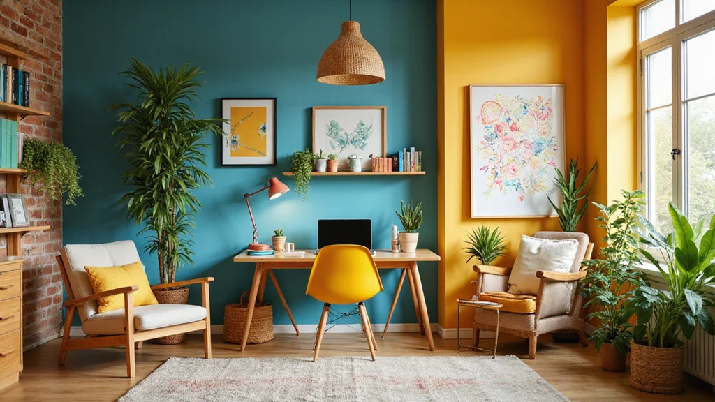 12 Colorful Office Ideas for Energetic Inspiring Decor