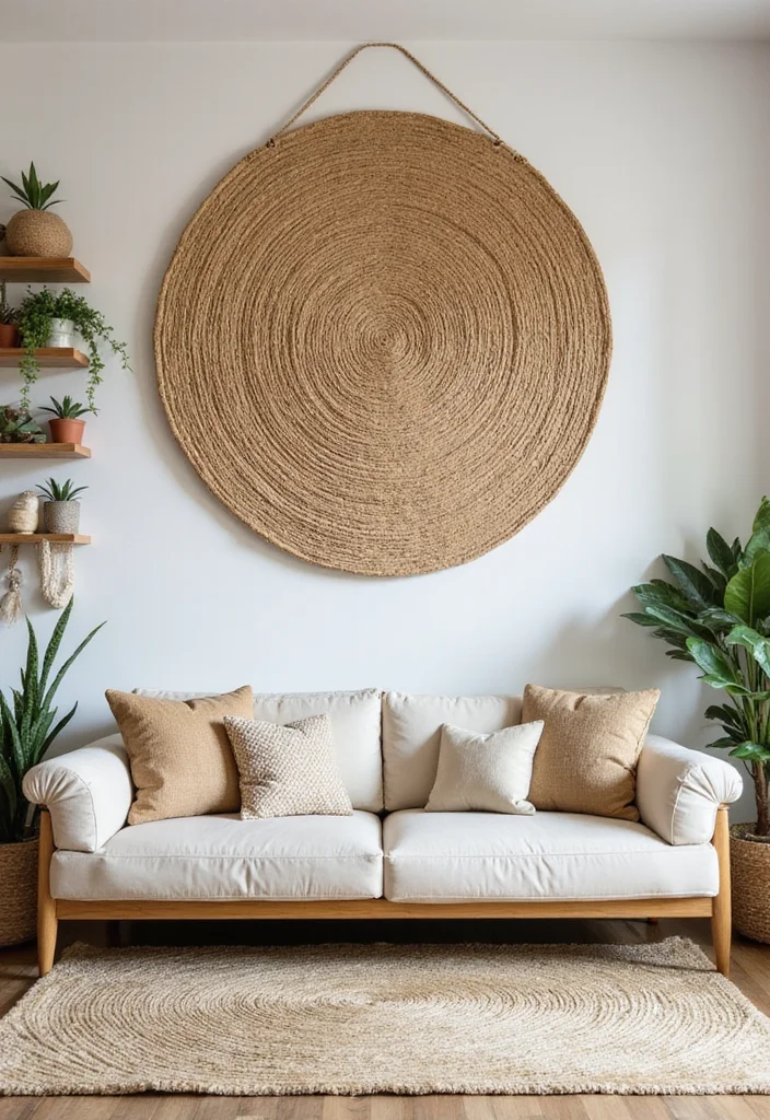 12 Cottagecore Wall Decor Ideas for Soft Whimsical Charm 12 12 Cottagecore Wall Decor Ideas for Soft Whimsical Charm 2. Woven Wall Hangings