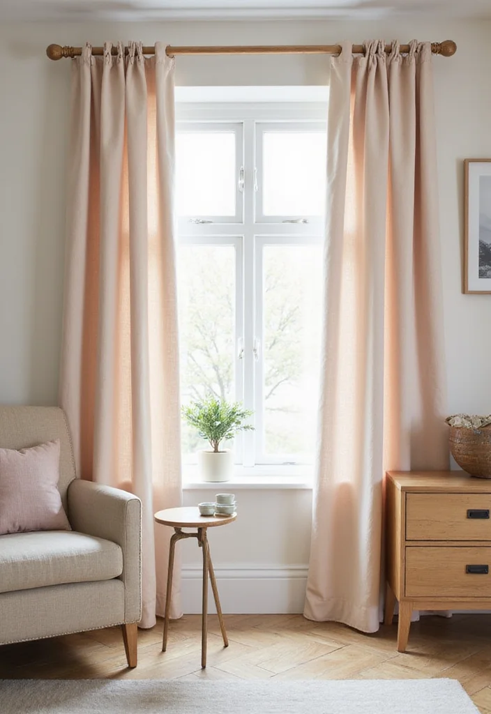 12 Curtain Panel Ideas for Fresh Updated Window Style - 1. Organic Cotton Panels