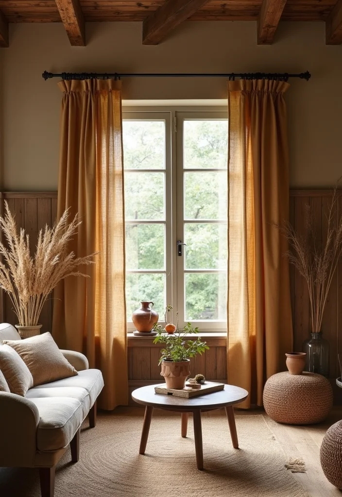12 Curtain Panel Ideas for Fresh Updated Window Style - 4. Hemp Curtains
