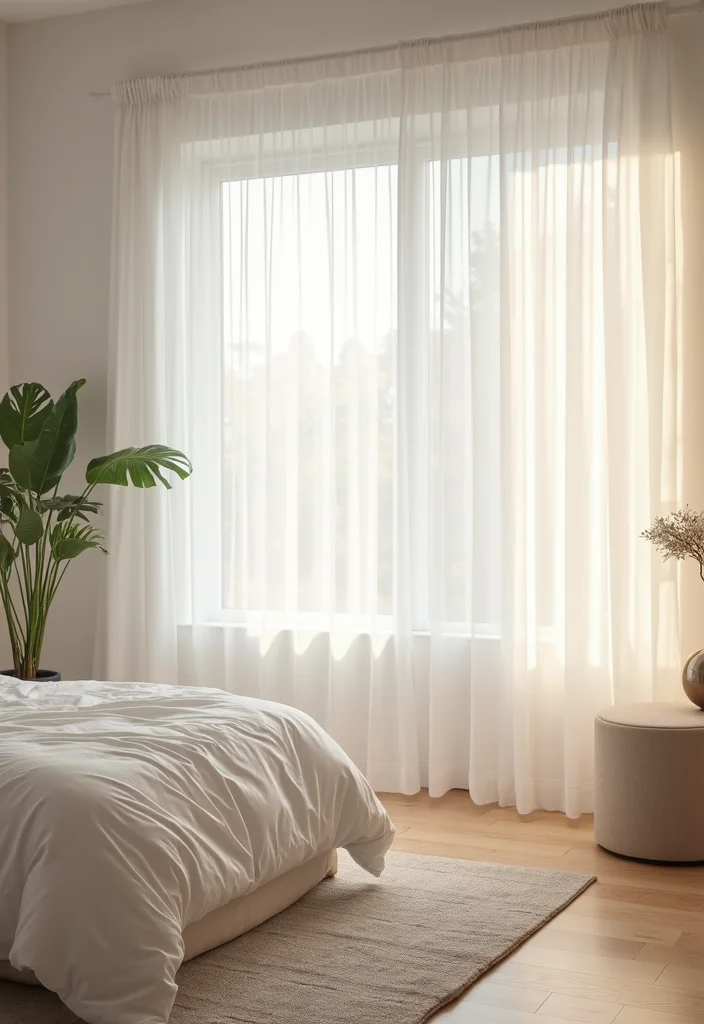 12 Curtain Panel Ideas for Fresh Updated Window Style - 7. Sheer Organic Panels
