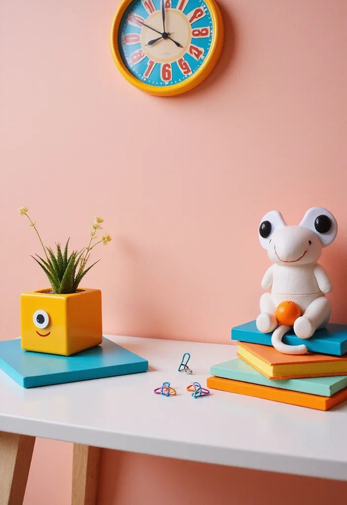 12 Cute Office Ideas for Soft Playful Work Vibes 34 12 Cute Office Ideas for Soft Playful Work Vibes - 4. Fun and Playful Desk Accessories