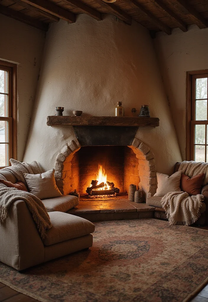 12 DIY Fireplace Ideas for a Budget-Friendly Transformation - 11. Cozy Nooks and Seating