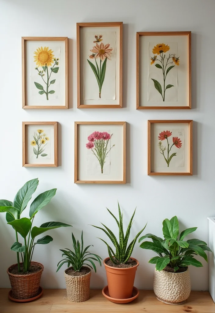 12 Eclectic Wall Decor Ideas for Creative Mixed Style - 5. Nature-Inspired Elements