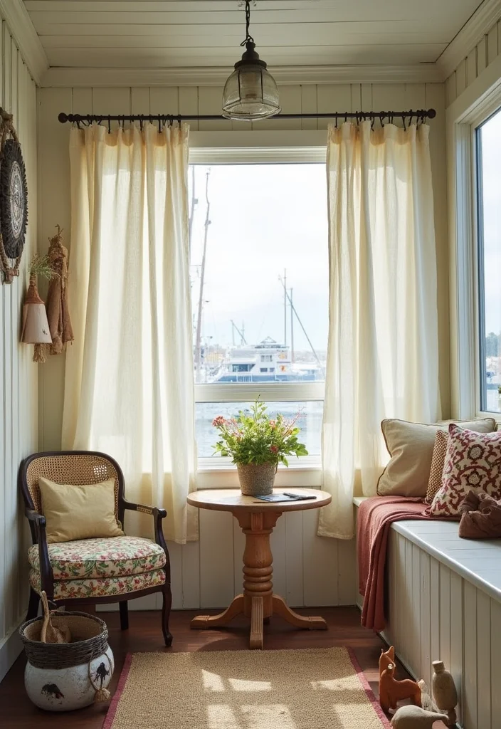 12 Enclosed Porch Curtain Ideas for Breezy Outdoor Comfort - 8. Upcycled Sailcloth Curtains