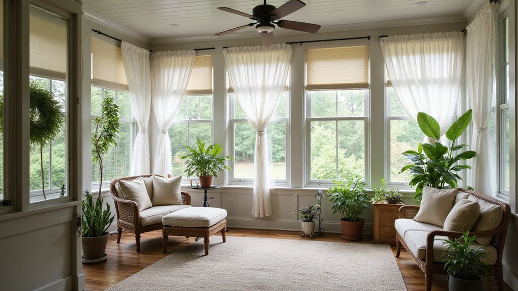 12 Enclosed Porch Curtain Ideas for Breezy Outdoor Comfort
