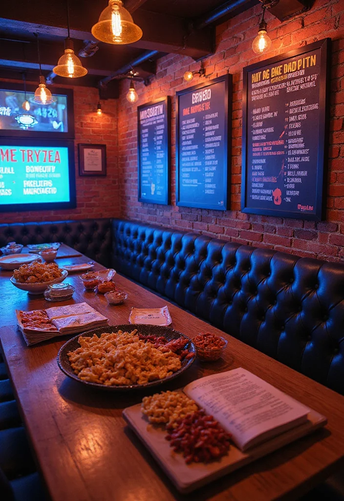 12 Game Room Basement Ideas for Fun Social Activity - 11. Themed Trivia and Game Night Space