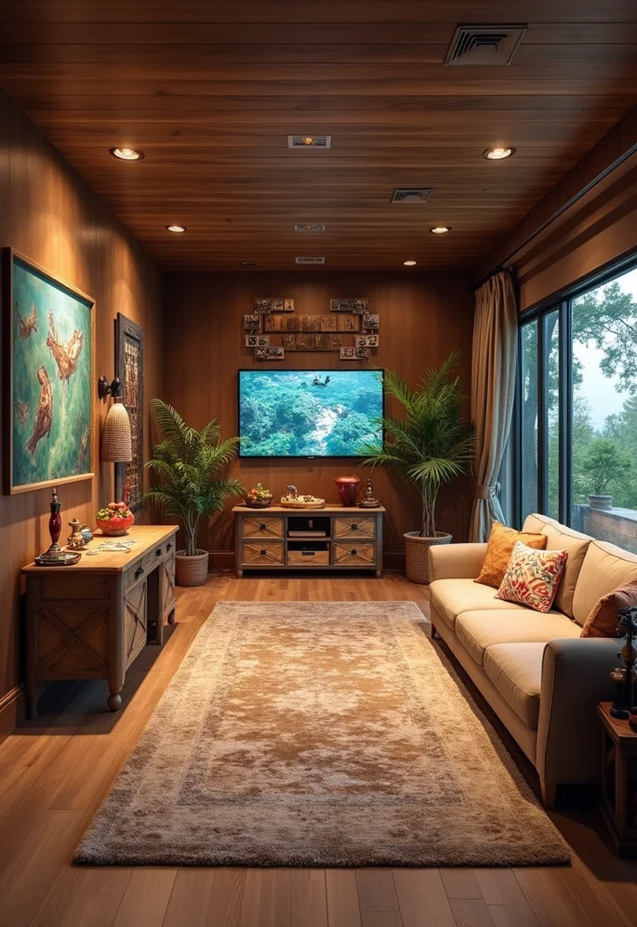 12 Game Room Basement Ideas for Fun Social Activity - 12. Multipurpose Family Game Room