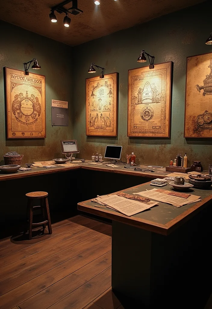 12 Game Room Basement Ideas for Fun Social Activity - 5. Themed Escape Room Experience