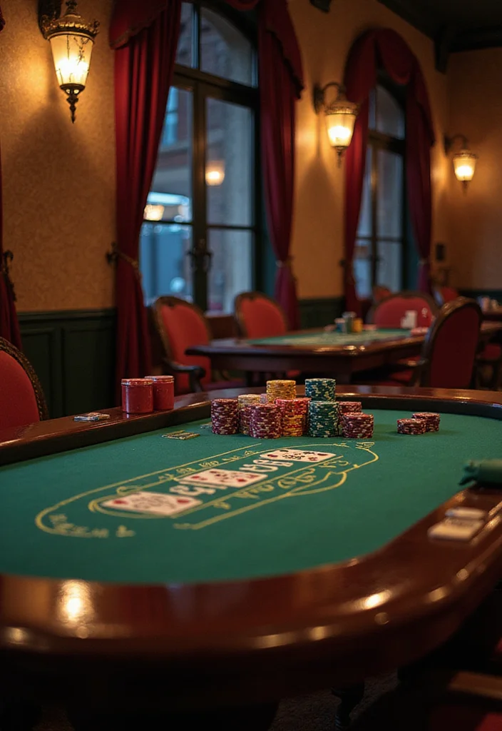 12 Game Room Basement Ideas for Fun Social Activity - 9. Casino Night Lounge