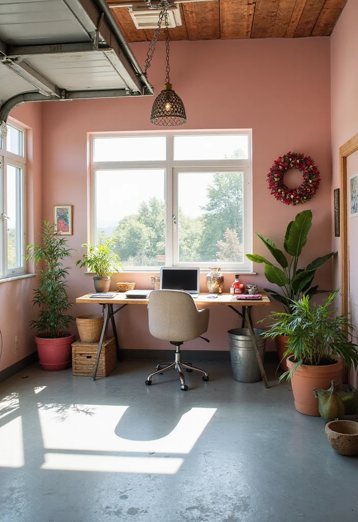 12 Garage Office Ideas for Quiet Functional Workspace - 6. Color Psychology: Choose Your Palette Wisely