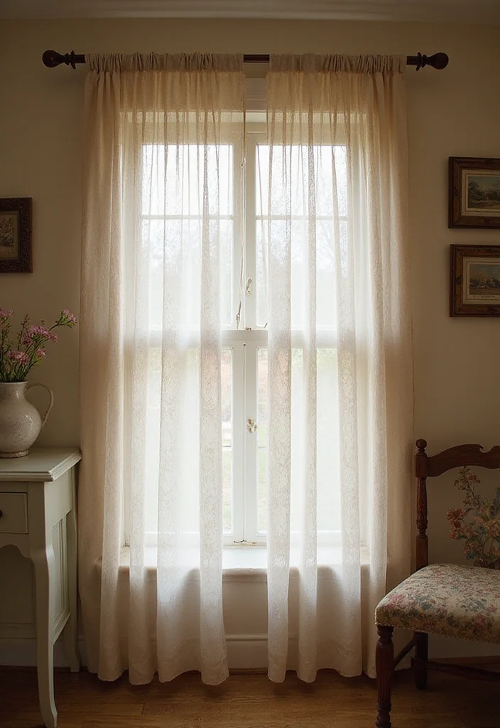 12 Half Curtain Rod Ideas for Simple Stylish Window Framing 56 12 Half Curtain Rod Ideas for Simple Stylish Window Framing 6. Decorative Wooden Half Rods