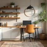 12 Kitchen Office Ideas for Integrated Practical Work Zones