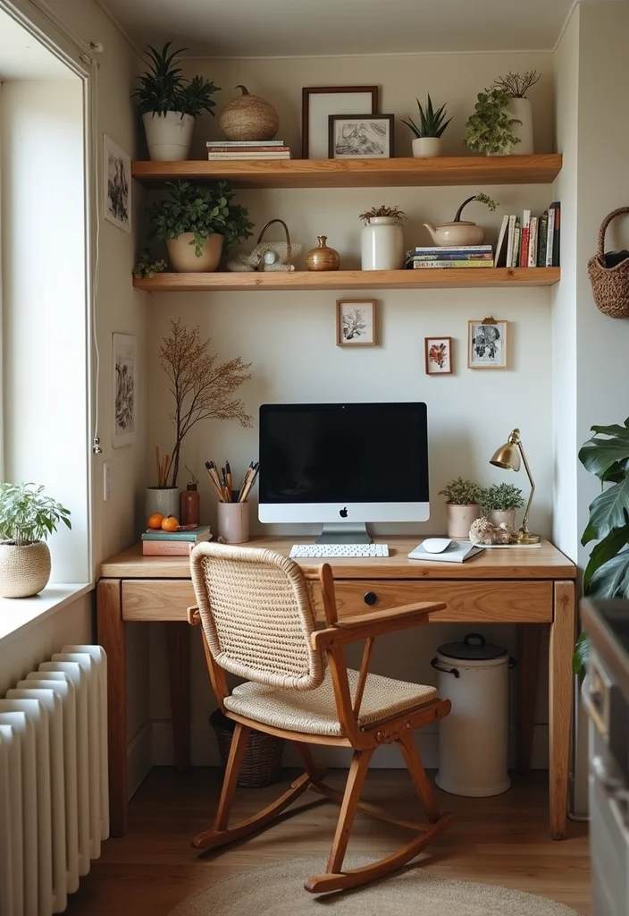 12 Kitchen Office Ideas for Integrated Practical Work Zones 23 12 Kitchen Office Ideas for Integrated Practical Work Zones - 3. Corner Desk Setup