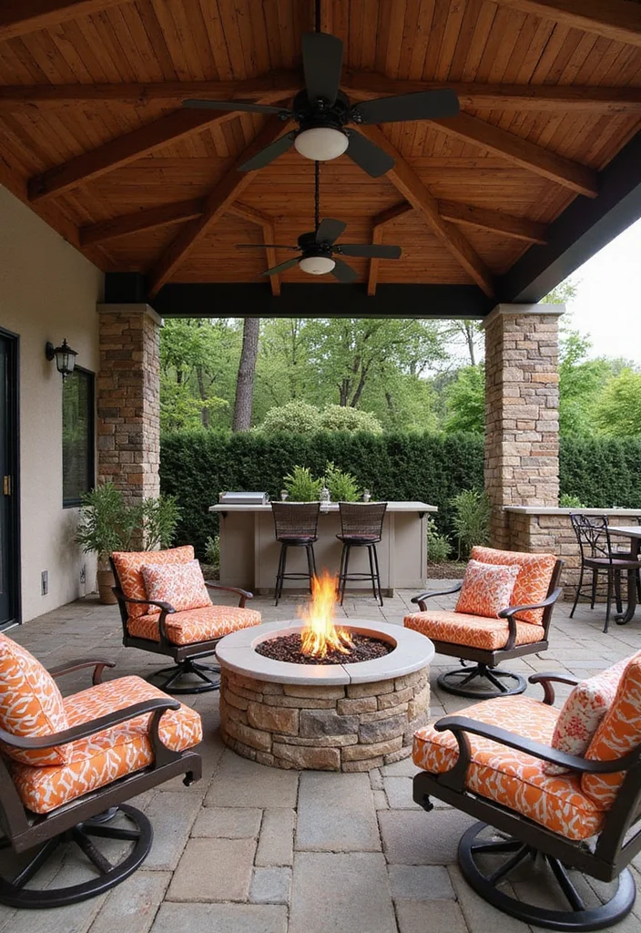 12 Modern Basement Bar Ideas for Sleek Entertaining Areas - 12. Outdoor-Inspired Basement Bar