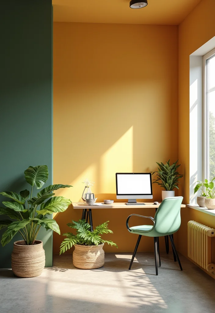 12 Office Painting Ideas for Fresh Motivating Walls 122 12 Office Painting Ideas for Fresh Motivating Walls 12. Eco Friendly Paint Choices