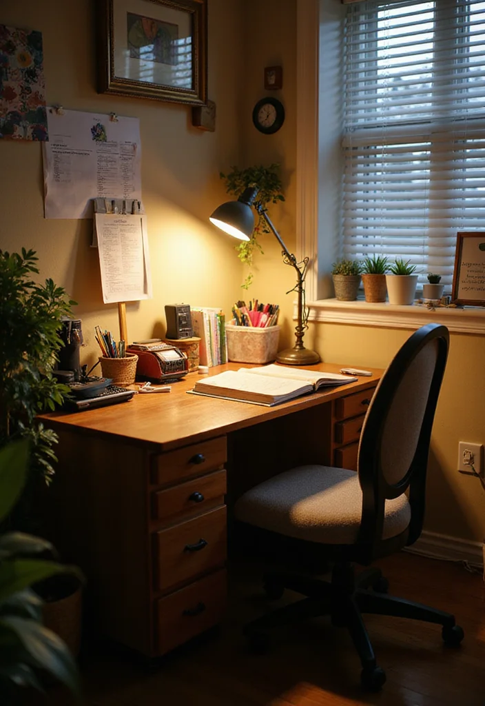 12 Office and Craft Room Ideas for Dual Purpose Creativity 8. Bright Task Lighting