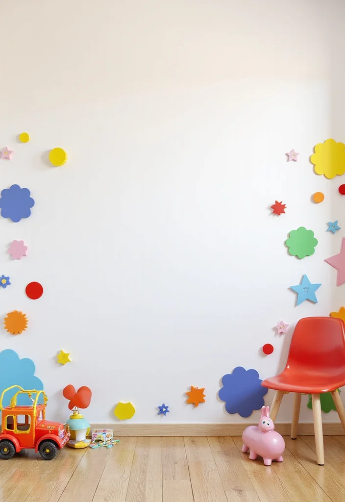 12 Room Decor Ideas Wall for Easy Stylish Upgrades - 8. Colorful Wall Decals