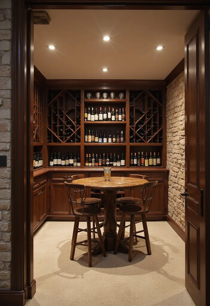 14 Basement Layout Ideas for Efficient Multi Zone Use - 14. Craft Beer or Wine Cellar