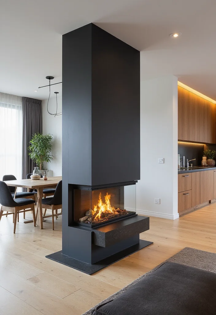 14 Fireplace and TV Ideas for Clean Practical Layouts - 3. Dual Function Fireplaces