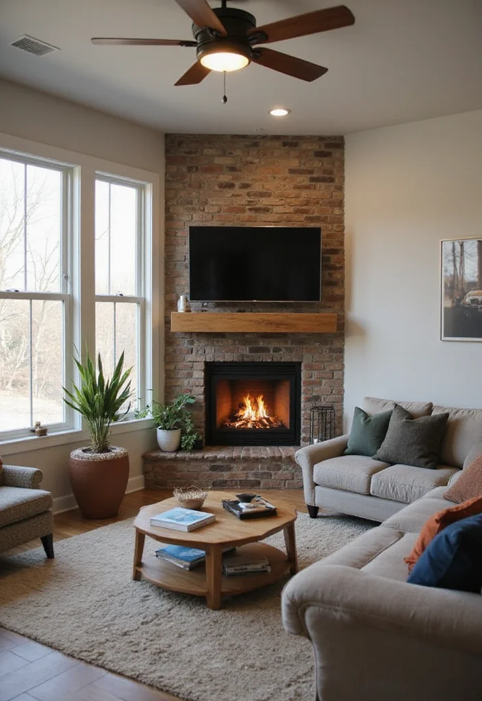 14 Fireplace and TV Ideas for Clean Practical Layouts - 8. Corner Fireplaces