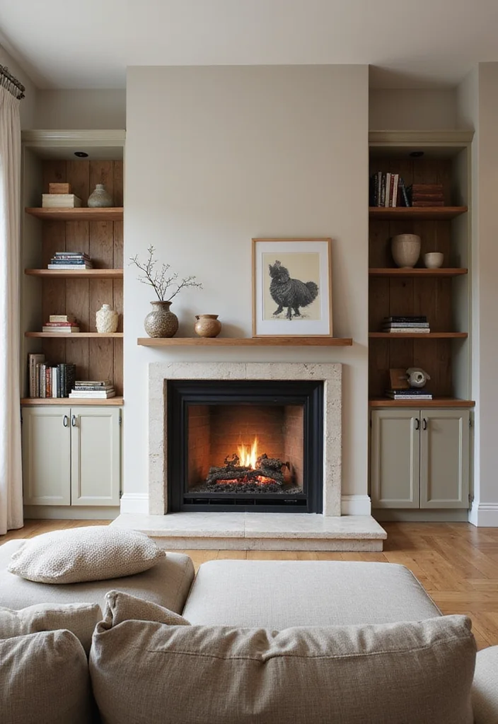 14 Three Sided Fireplace Ideas for Open Contemporary Warmth - 6. Corner Placement