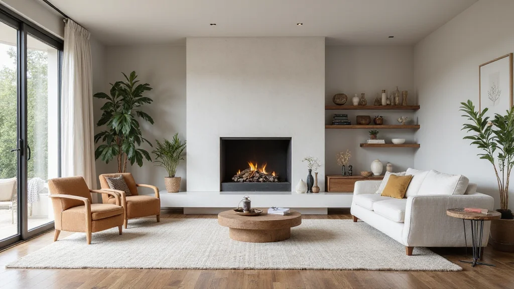 14 Three Sided Fireplace Ideas for Open Contemporary Warmth