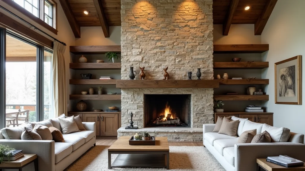16 Two Story Fireplace Ideas for Dramatic Vertical Presence