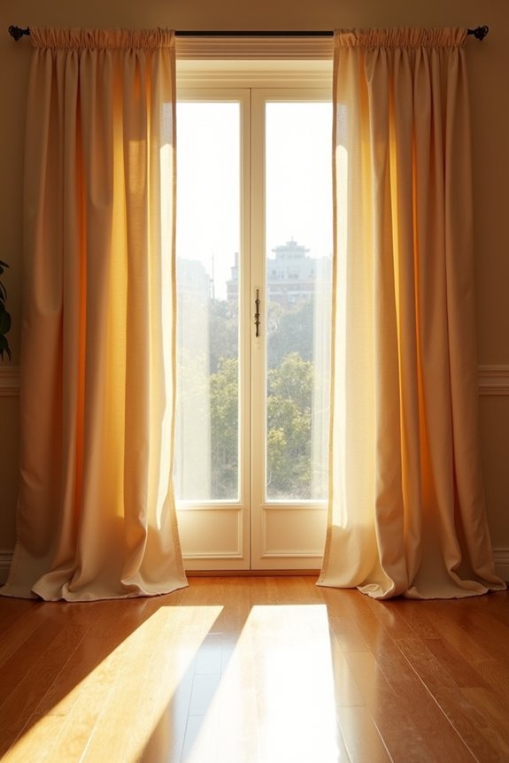 95 inch curtains for balanced lighting