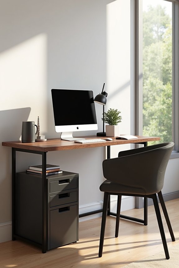 ashley breckington desk set discounts under 750