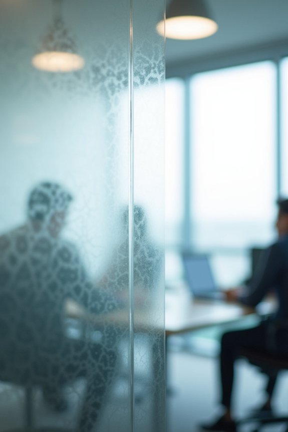 branded frosted film privacy branding