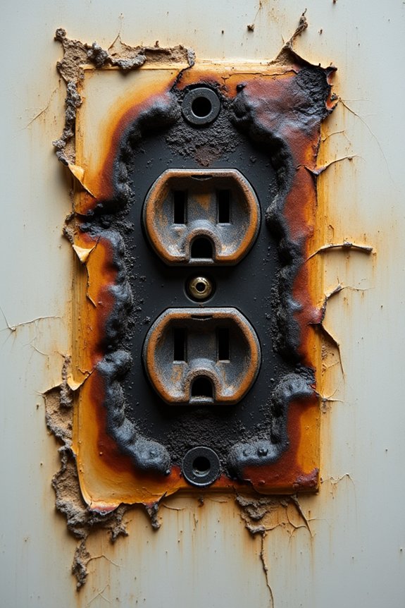 Why Do Wall Outlets Go Bad? 10 burn damage indicates electrical faults