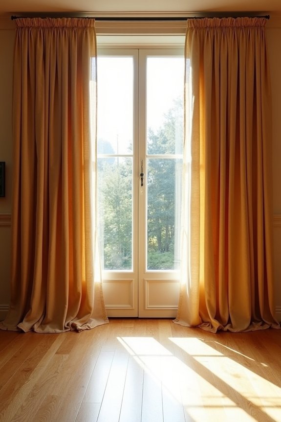 ceiling height curtains precise measurement