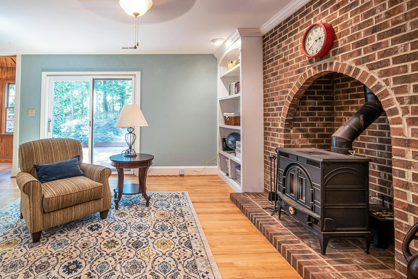 converting gas fireplace to wood burning stove
