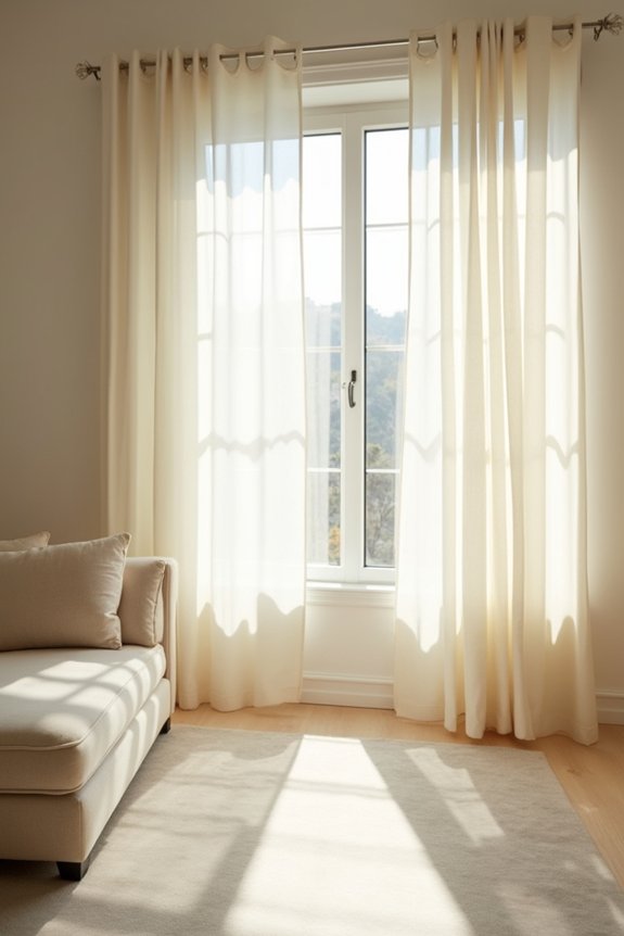 curtain length shapes room perception