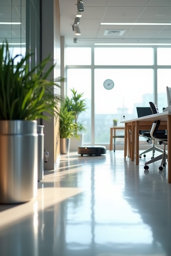 daily surface disinfection and weekly deep clean cadence