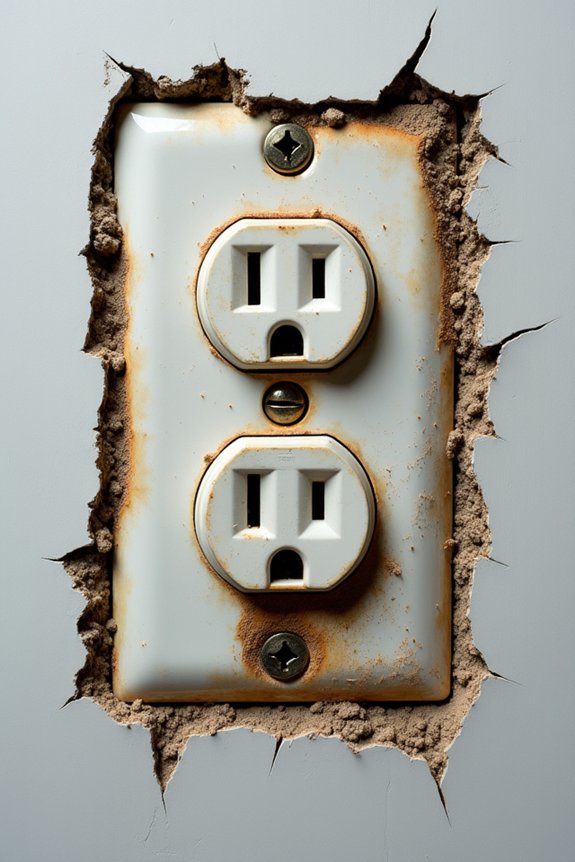 Why Do Wall Outlets Go Bad? 4 damaged outlet requires electrician repair