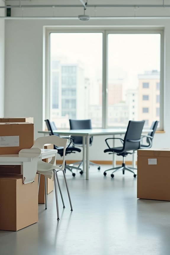 donations over selling office furniture