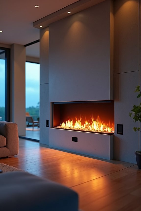 Do Electric Fireplaces Need to Be Vented? 3 electric heater flame free realism