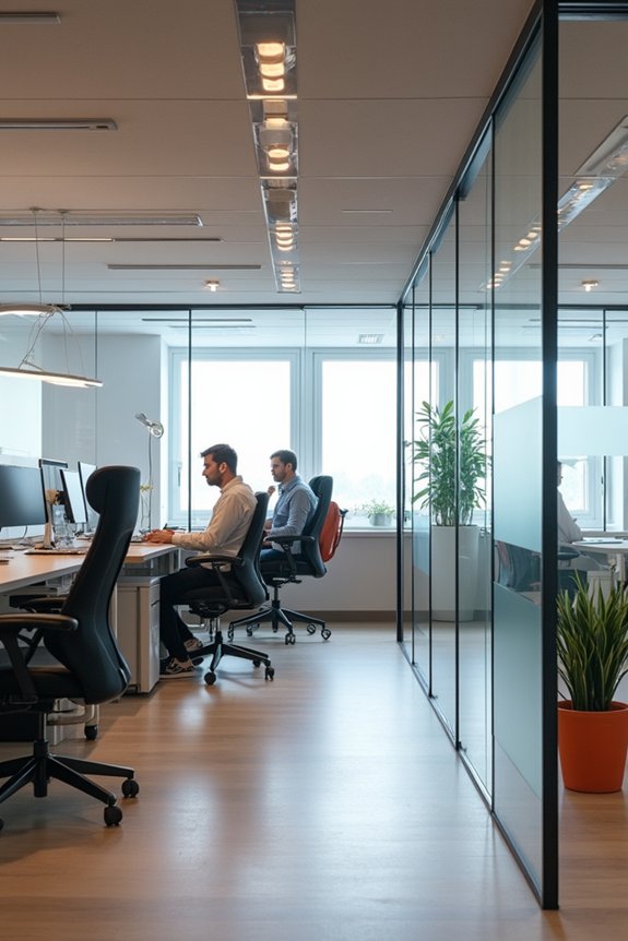 glass and metal divider strategies