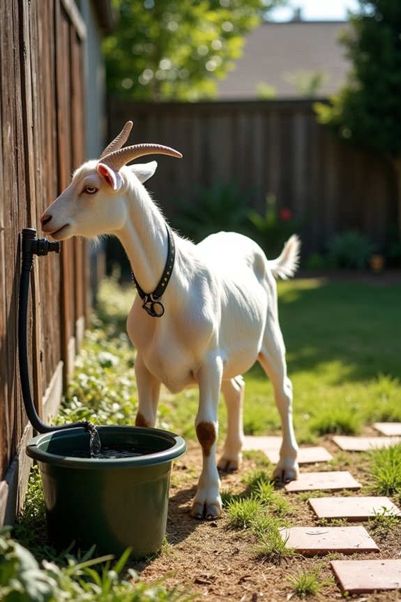 Can I Have a Pet Goat in My Backyard? 5 goat feeding and watering setup