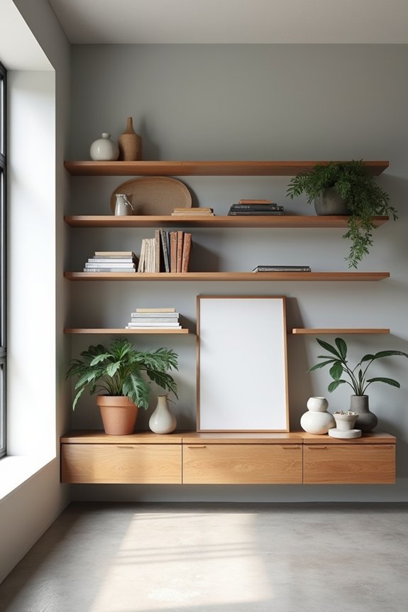 modular shelves for display