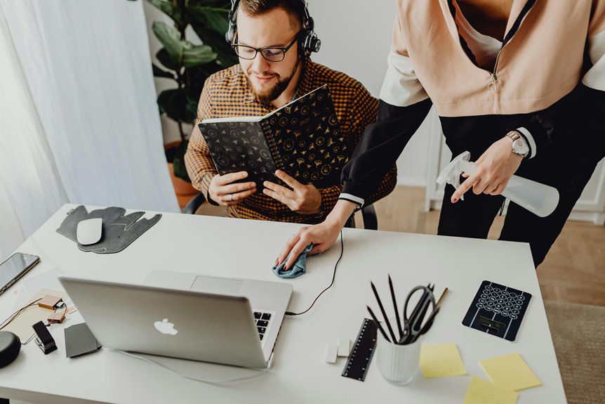 office cleaning frequency for productivity